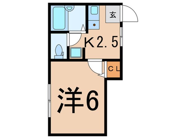 エリーエスポワールの物件間取画像